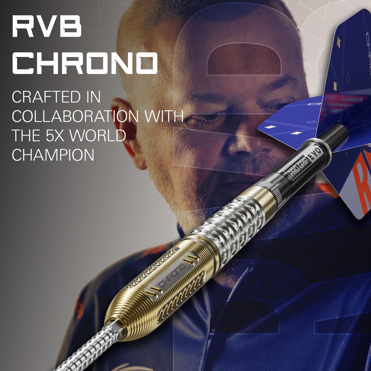 Target Darts Raymond Van Barneveld  Chrono 95% Tungsten SP Steel Tip  21 grams