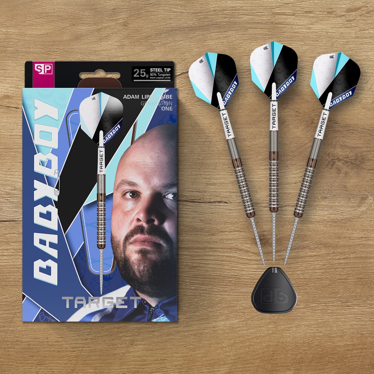 Target Darts Adam Lipscombe 90% Tungsten SP Steel Tip Darts 25 grams