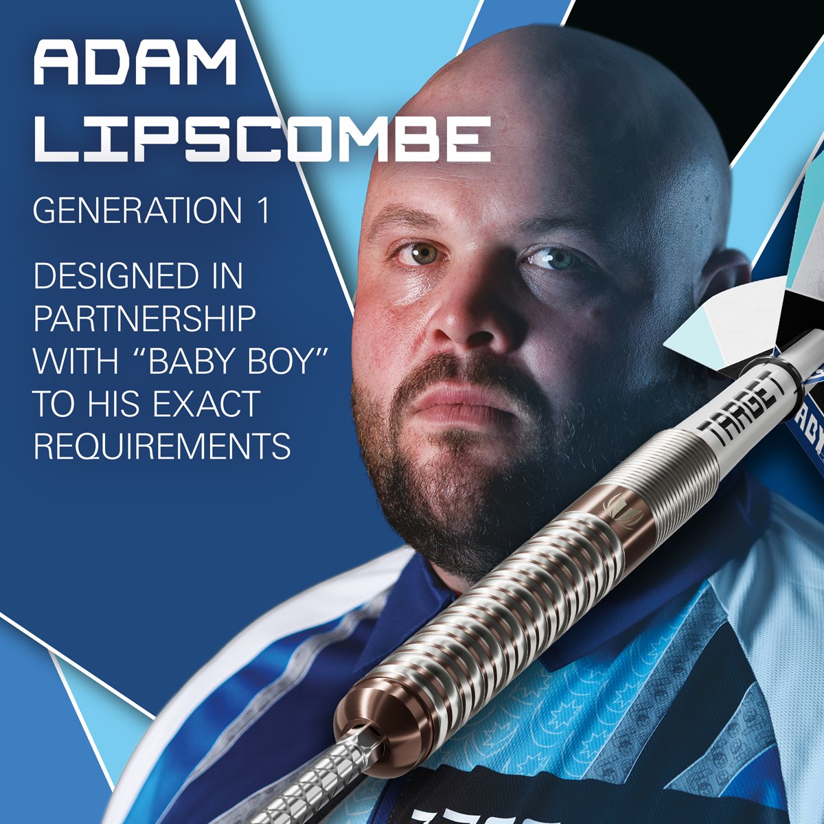 Target Darts Adam Lipscombe 90% Tungsten SP Steel Tip Darts 25 grams