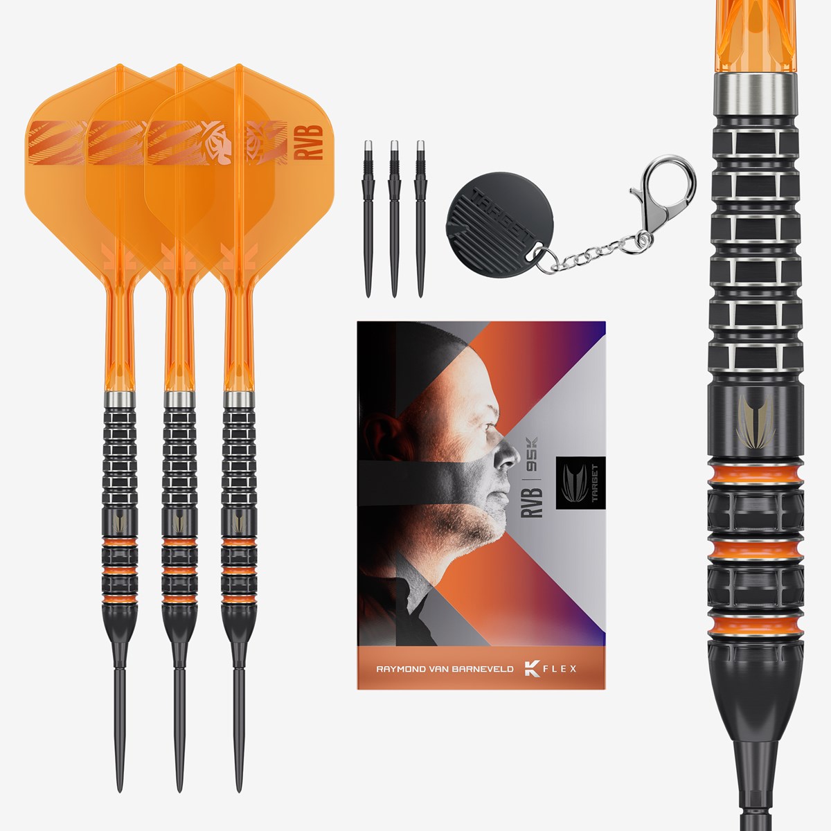 Target Raymond van Barneveld 95K Swiss Point Steel Tip Darts 23 grams