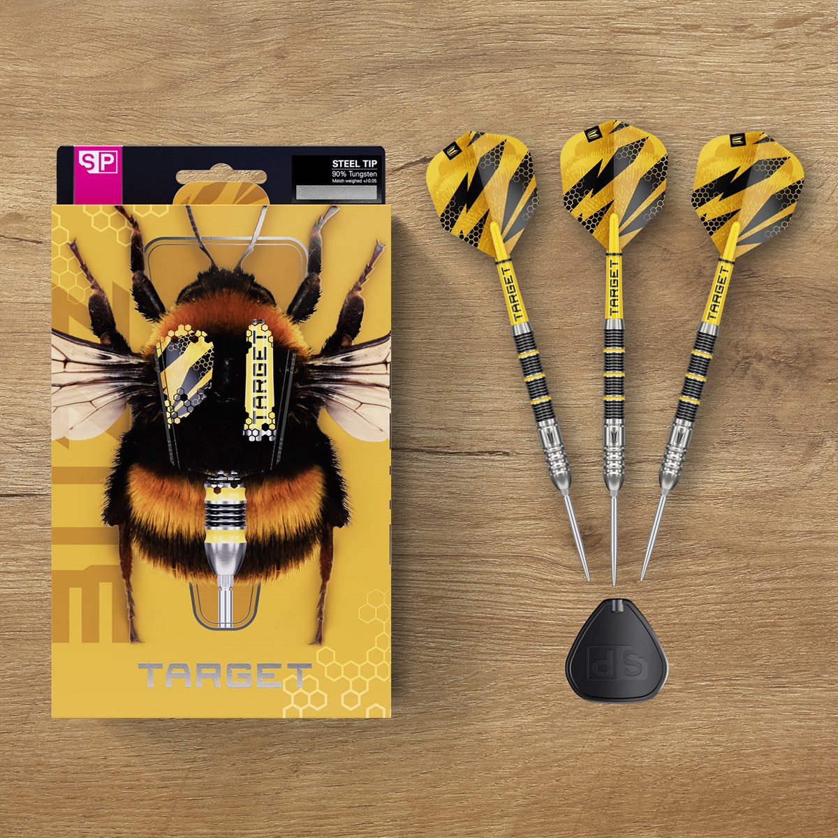 Target Buzz SP02 90% Swiss Point Steel Tip Darts 24 grams