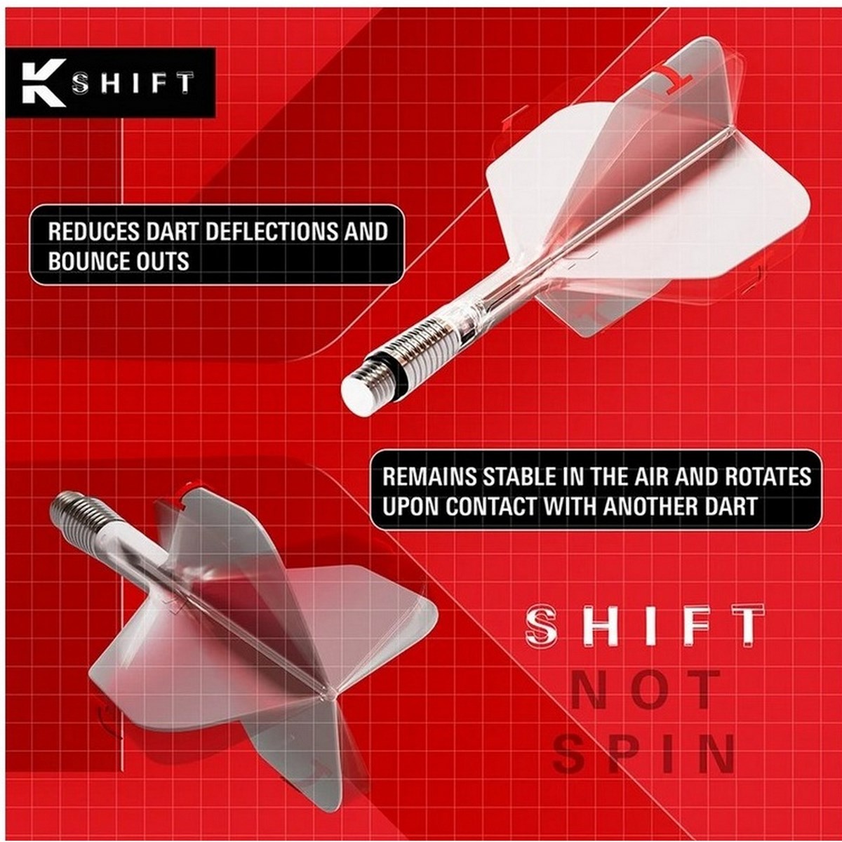 Target Darts Shift 90% Swiss Point Steel Tip Darts 23 grams