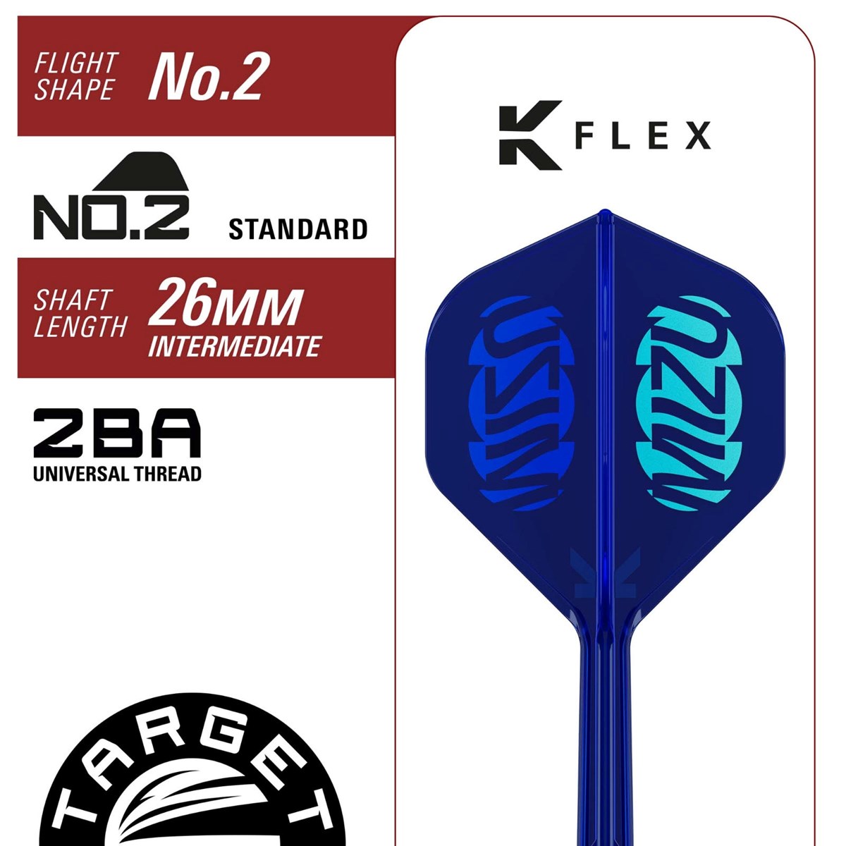 Target Mizu 01 90% SP Steel Tip Darts 23 grams