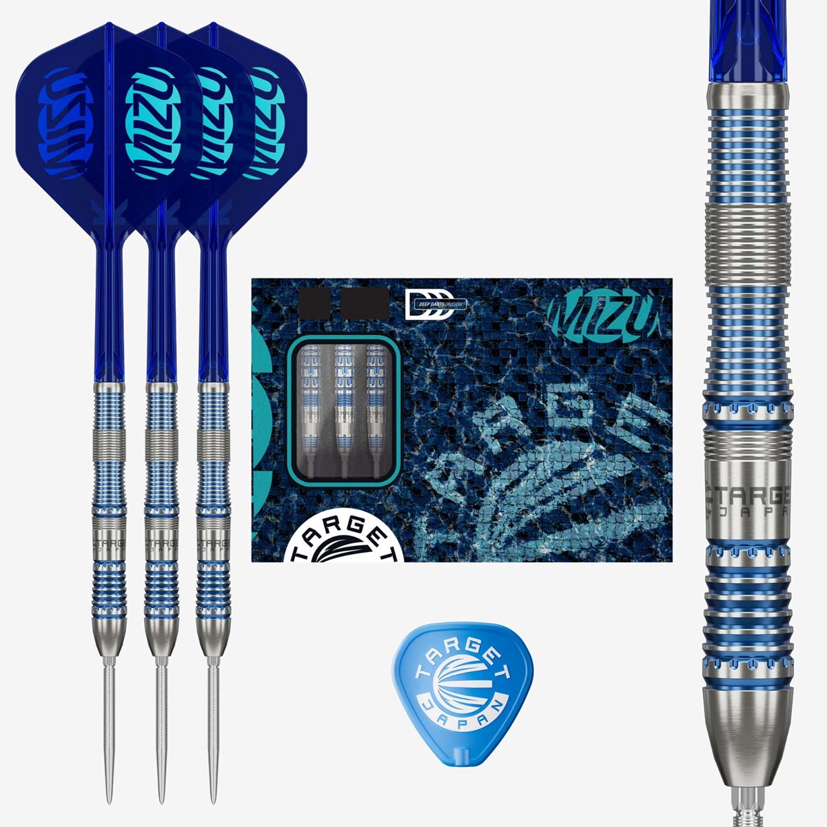 Target Mizu 02 90% SP Steel Tip Darts 23 grams