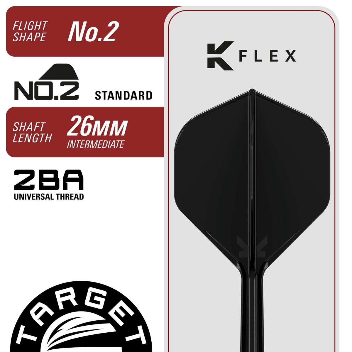 Target Black Marque Pierce SP Steel Tip Darts 22 grams