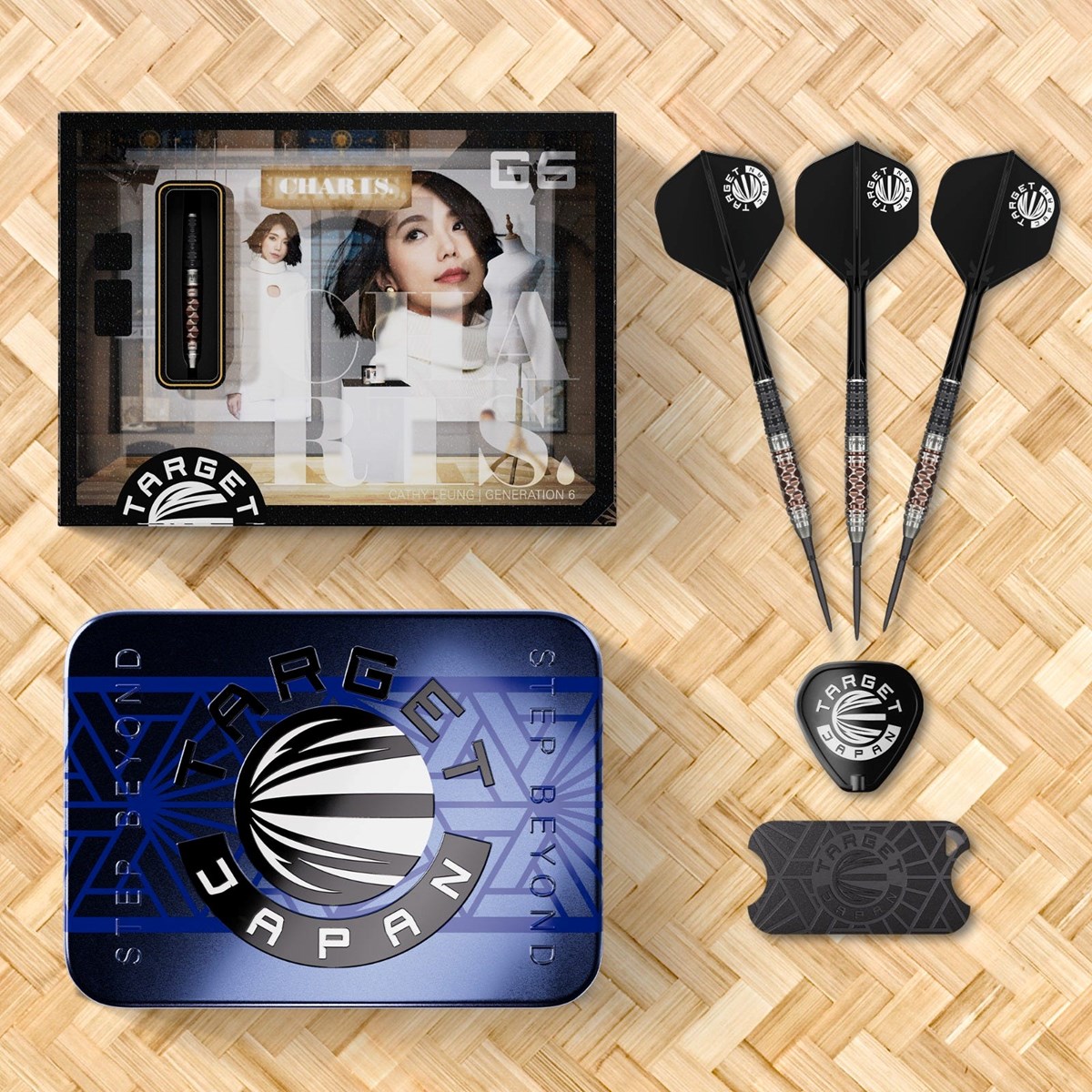 Target Charis G6 90% SP Steel Tip Darts 23 grams