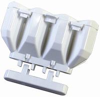 Fit Flight 3 or 4 Fin Flight Case (White)