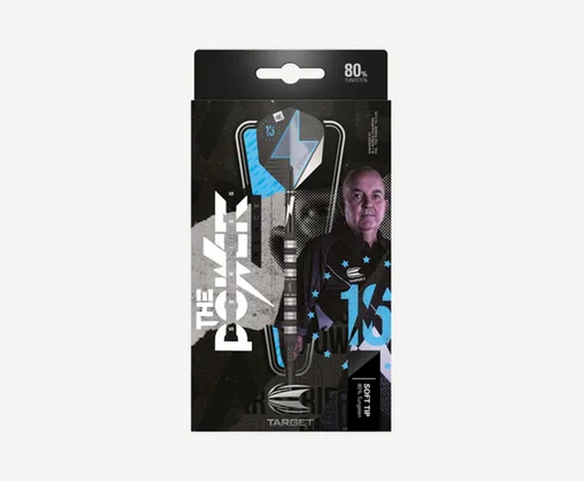 Target Darts Power Series Black  Soft Tip  20 grams
