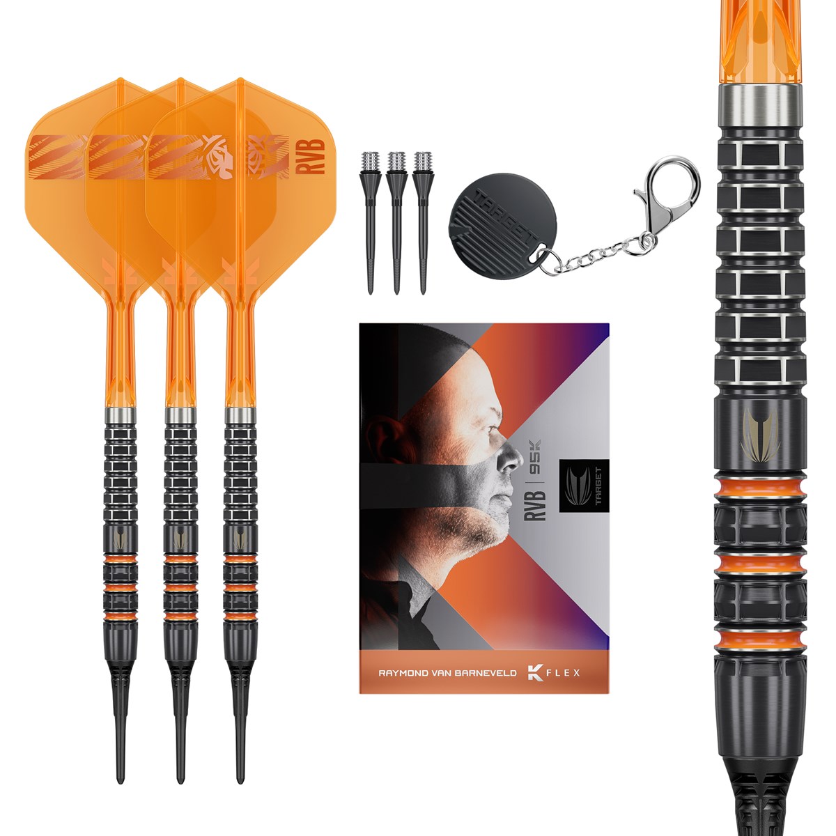Target Darts Raymond Van Barneveld 95K Soft Tip Darts 20 grams