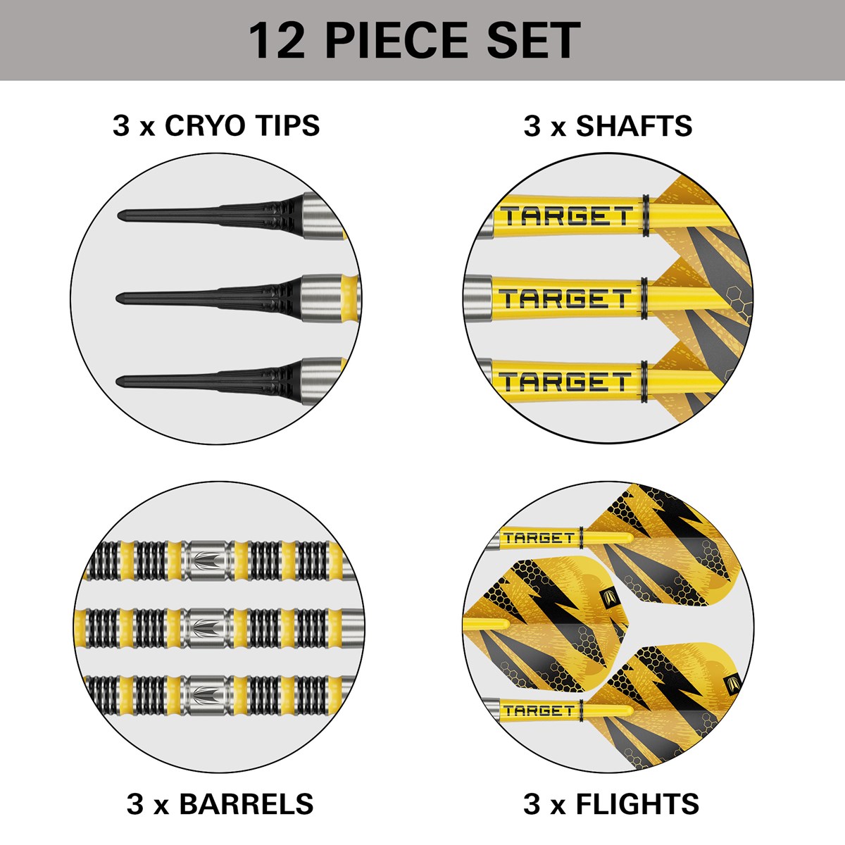 Target Darts Buzz 11 90% Soft Tip Darts 20 grams