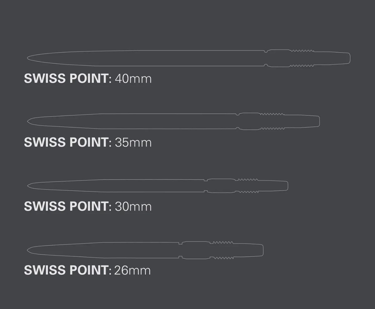Target Darts Chrono Swiss Point - Silver 26mm