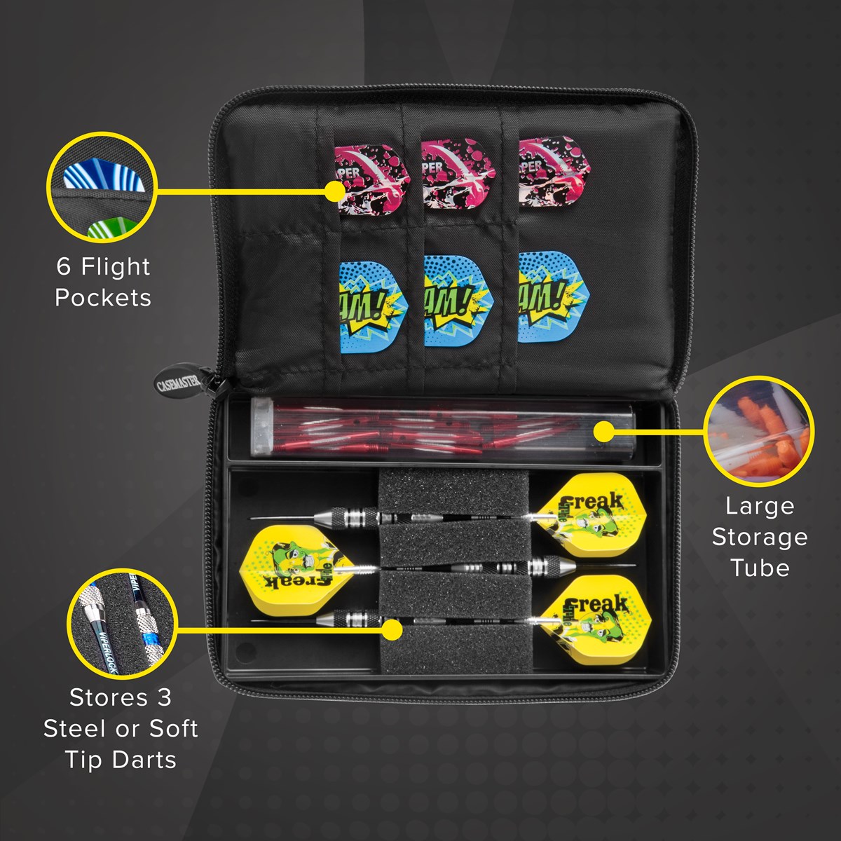 GLD Casemaster Select Dart Case - Pink
