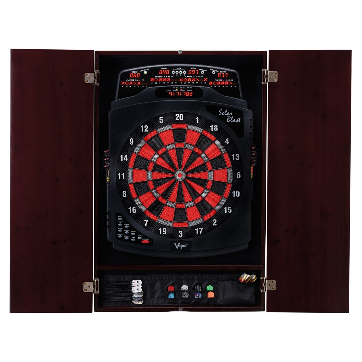 GLD Viper Metropolitan Soft Tip Cabinet Mahogany Finish