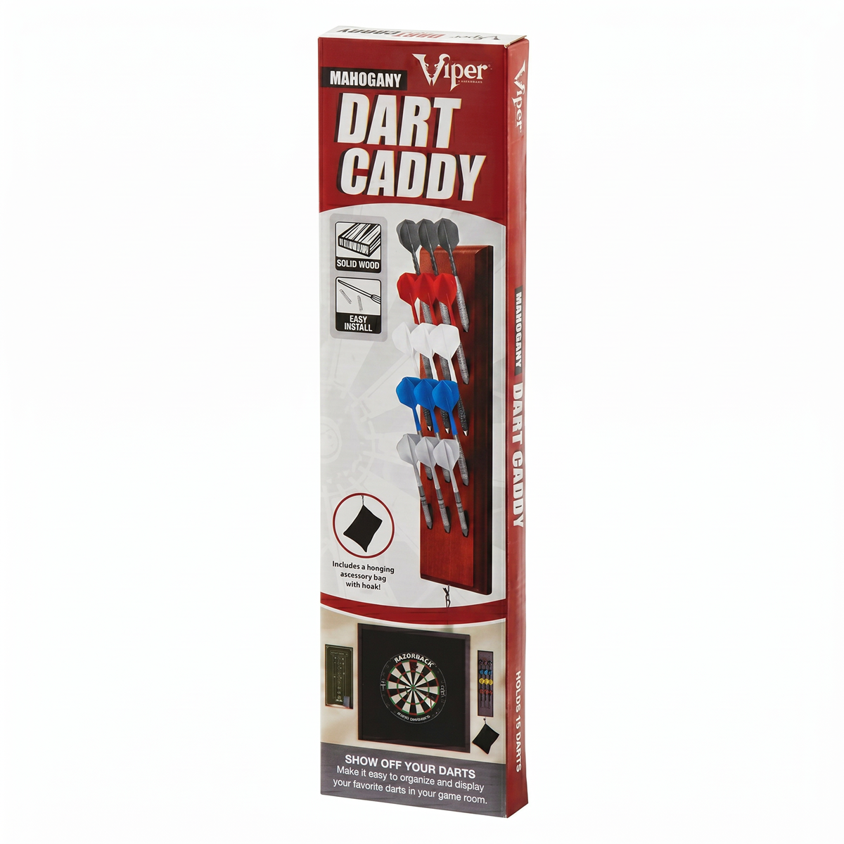 GLD Viper Dart Caddy - Mahogany Finish
