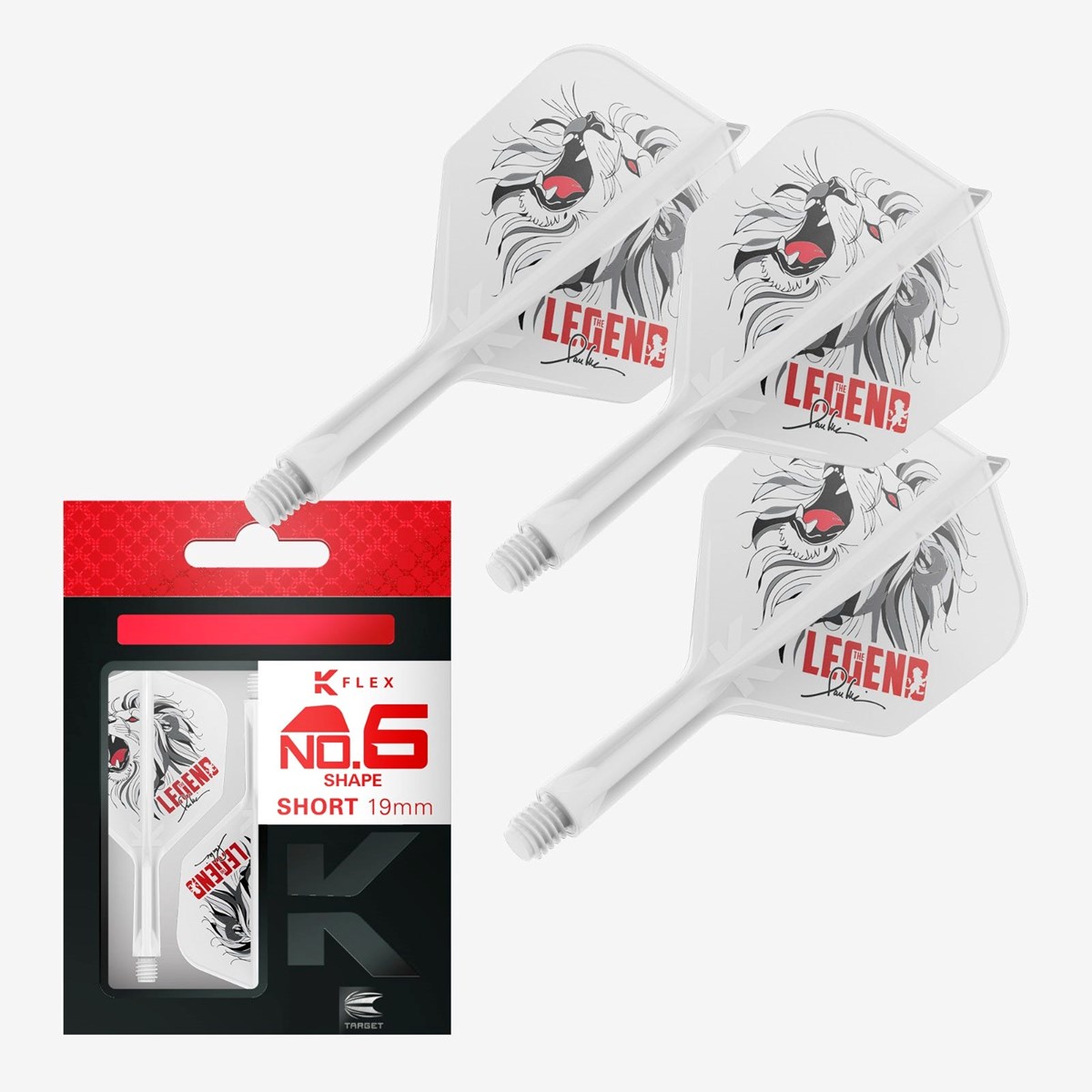 Target K-Flex System - No. 6 Flight / Short Shaft (19mm) - The Legend