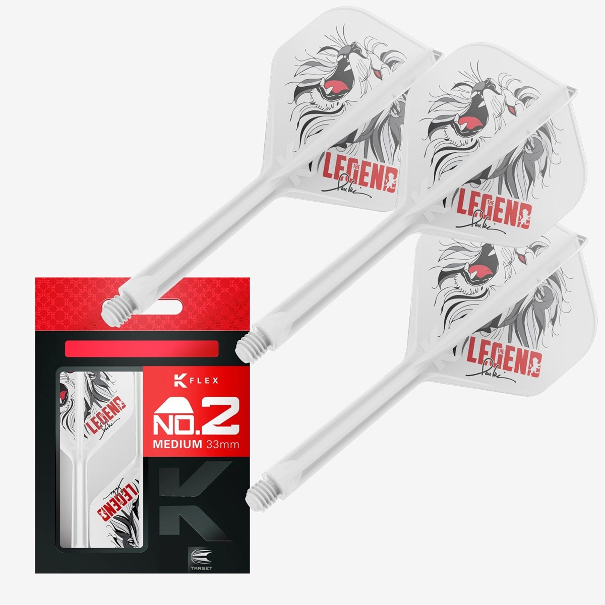 Target K-Flex System - No. 2 Flight / Medium Shaft (33mm) - The Legend