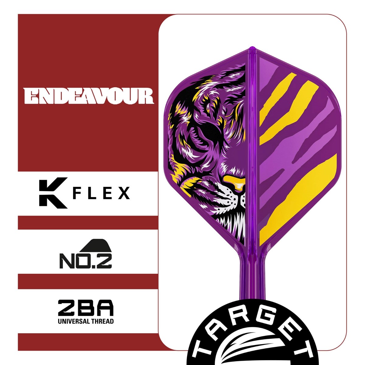 Target K-Flex System - No. 2 Flight / Short Shaft (19mm) - Endeavour