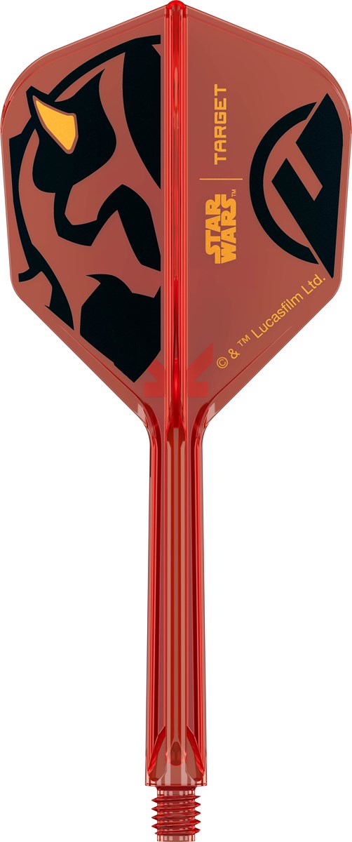 Target Darts Star Wars Darth Maul K-Flex Flight System - No 6 Shape / Medium Shaft (33mm)
