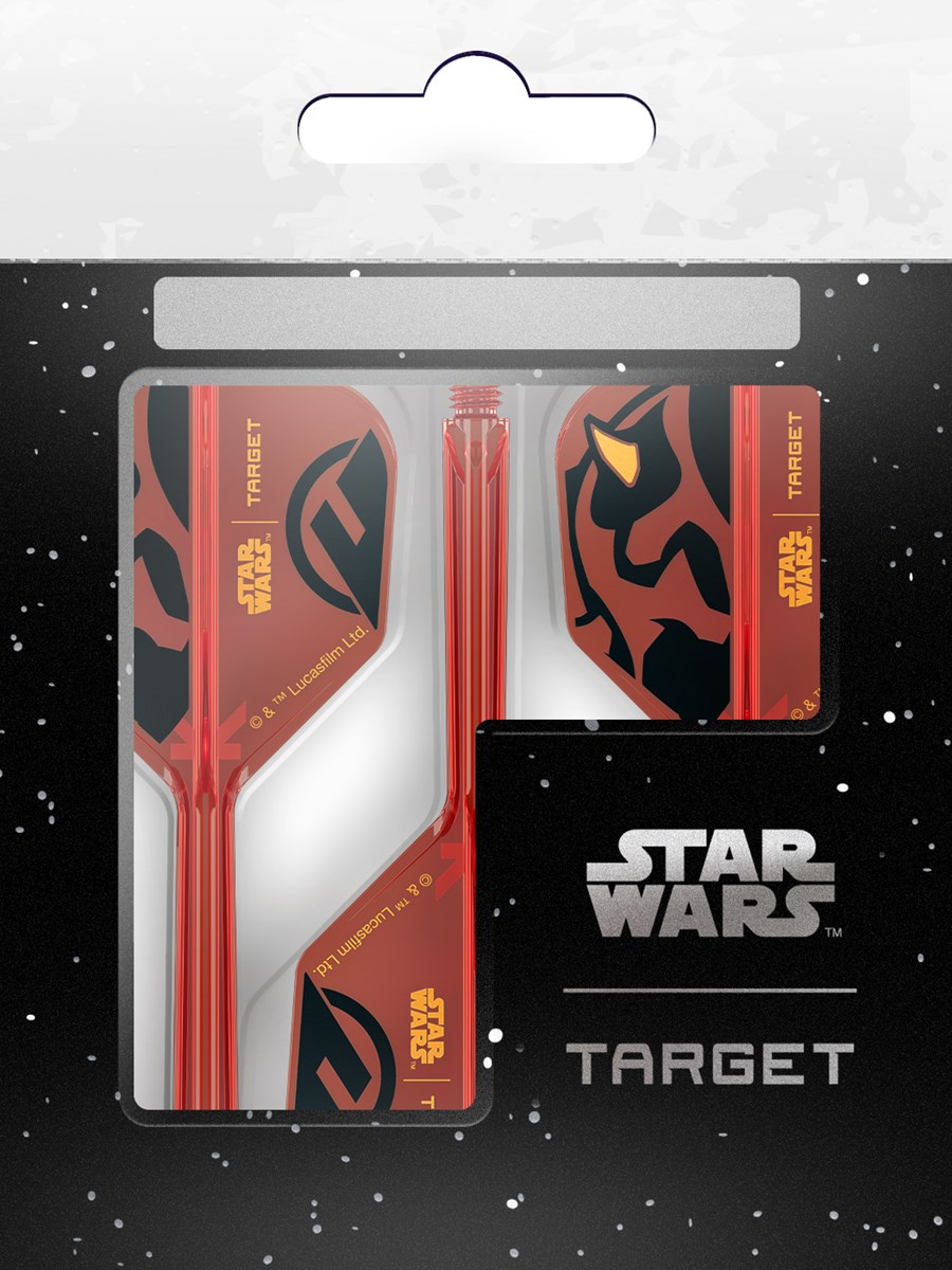 Target Darts Star Wars Darth Maul K-Flex Flight System - No 6 Shape / Medium Shaft (33mm)