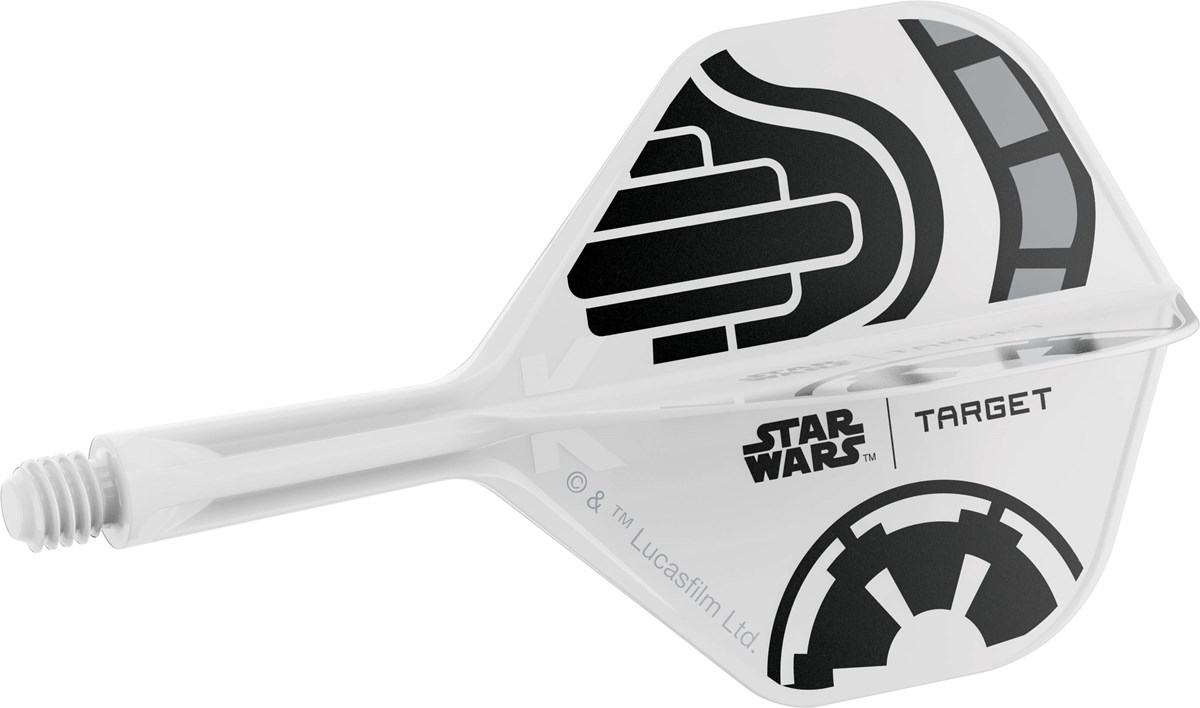 Target Darts Star Wars Storm Storm Trooper K-Flex Flight System - No 2 Shape / Short Shaft (19mm)