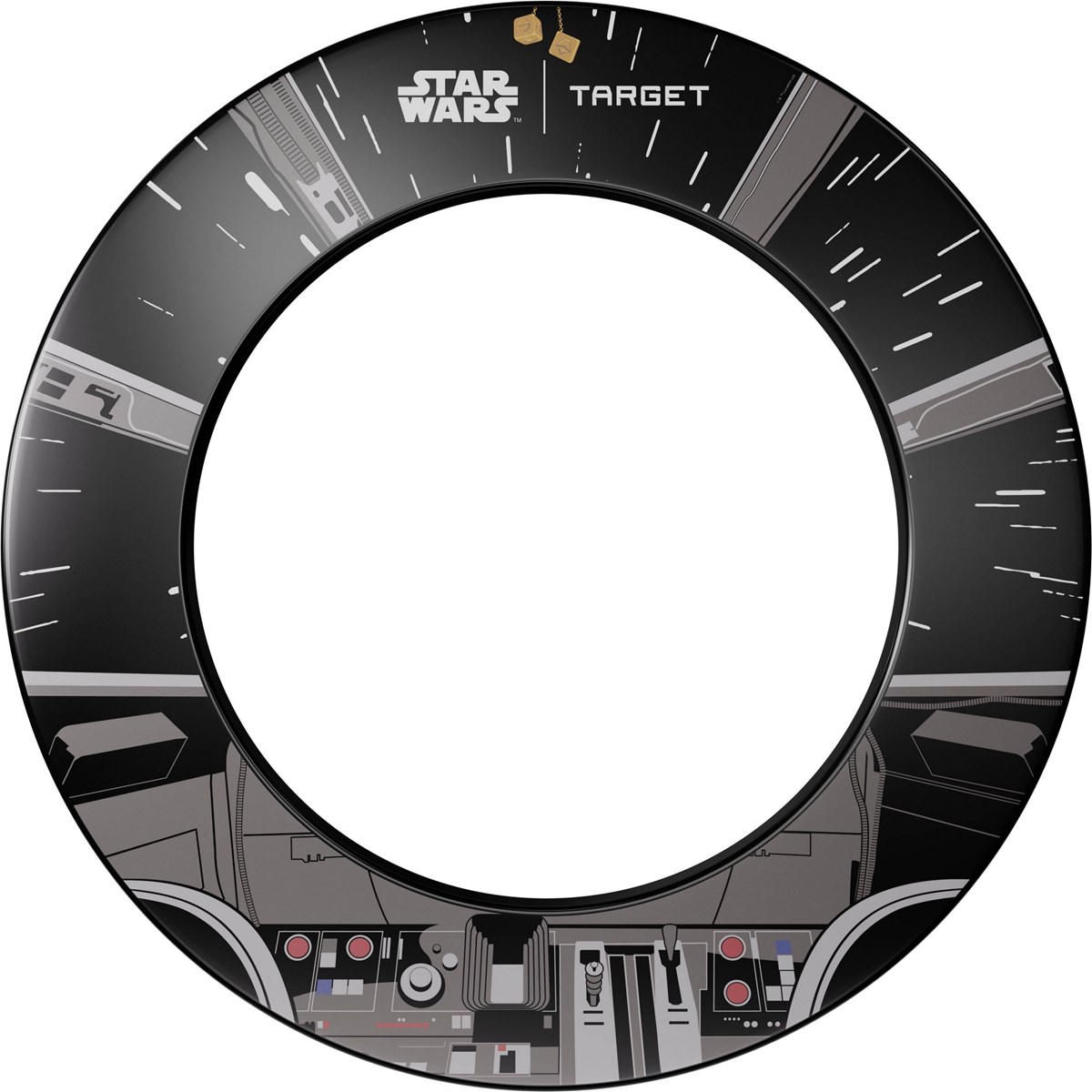 Target Darts Star Wars Millennium Falcon Surround and Dart Board Bundle